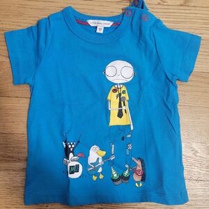 Little Marc Jacobs Turquoise Kids Tee with Fun Graphic